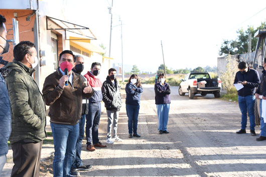 Arrancan obras en la comunidad de San Lucas Cuauhtelulpan, en Tlaxcala Capital