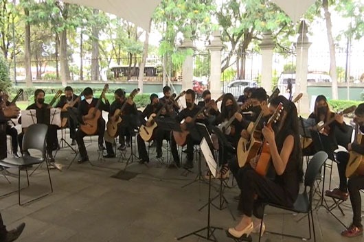 Se presentó la Orquesta de Guitarras de Tlaxcala