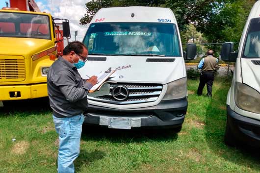 La SMyT retira de circulación diez unidades de transporte público que brindaban servicio sin placas