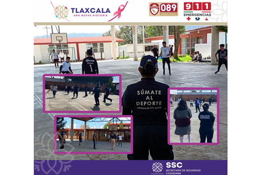 Departamento de Prevención del Delito de la SSC inicia campaña denominada “Súmate al Deporte”