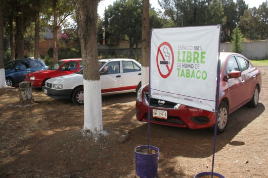 Recibe Secretaría de Infraestructura certificado como espacio 100 por ciento Libre de Humo de Tabaco