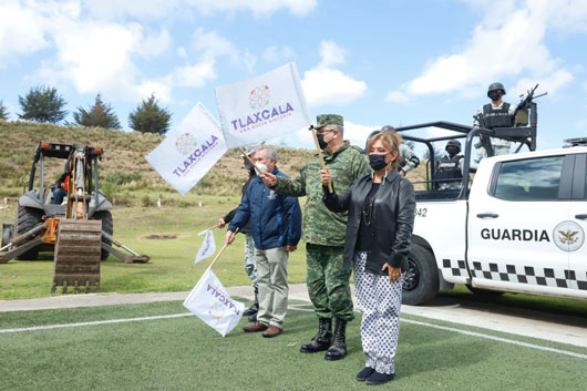 Nuevo cuartel de Guardia Nacional apoyará en Calpulalpan con tareas de seguridad pública: Gobernadora