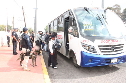 Inicia operativo interinstitucional para revisar unidades de transporte público