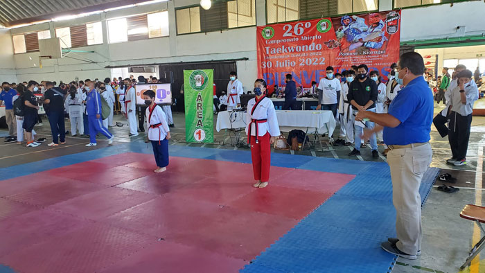 Participación récord tuvo el Campeonato Abierto de Taekwondo