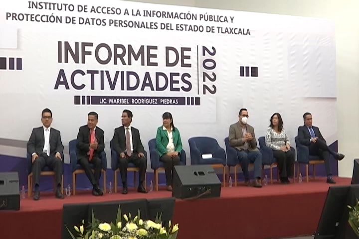 Rinde presidenta del IAIP su “Informe Anual de Actividades 2022”