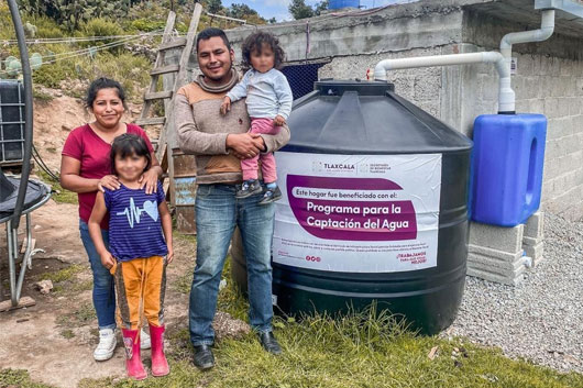 Atendió Secretaría de Bienestar a 3 mil 860 tlaxcaltecas con captación del agua