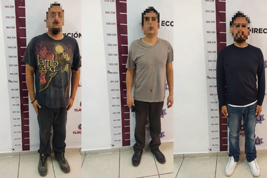 Atrapa policía capitalina a tres ladrones de viviendas en la Joya