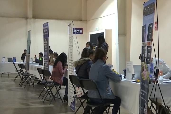 Realizan la Cuarta Feria Nacional del Empleo en Tlaxcala