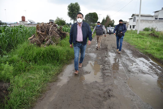 Inicia construcción de drenaje sanitario en Atlahapa