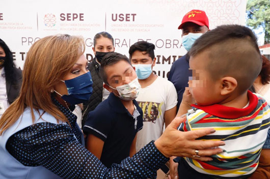 Pone en marcha gobernadora Lorena Cuéllar trabajos de rehabilitación del CAM 1 de Tlaxcala