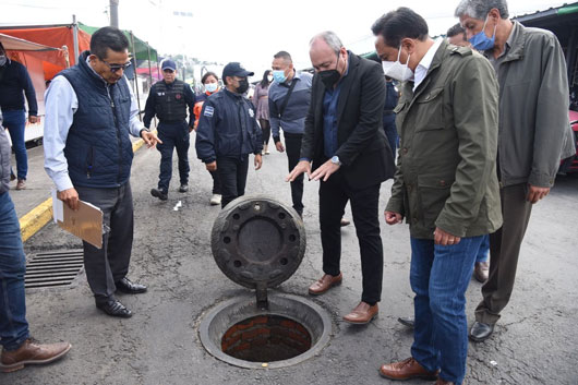 Tlaxcala Capital inicia campaña de desazolve en drenajes