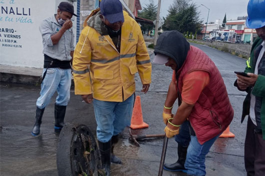 CEPC apoyará a familias afectadas por tromba, en Huamantla