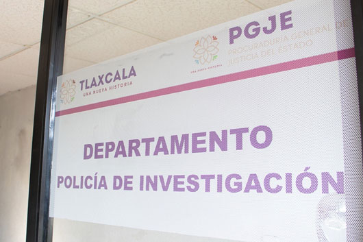 Agentes de investigación de la PGJE cumplimentan orden de aprehensión