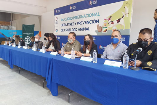 Recibe la DBA capacitación internacional sobre desastre y prevención de crueldad animal