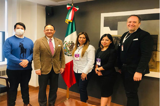 Acuerdan cooperación Gobierno de Tlaxcala y consulado de Nueva York