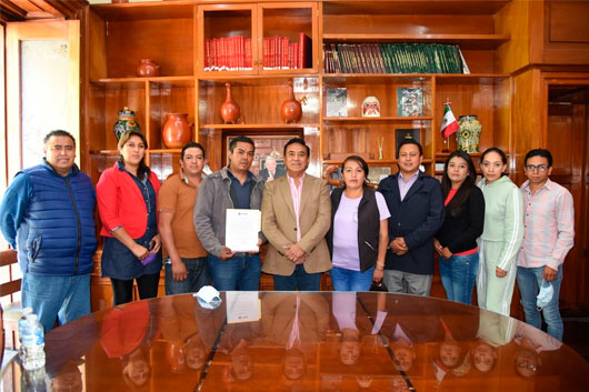 Trabajo conjunto para que Ocotlán tenga mejor abastecimiento de agua, pactan Ayuntamiento de Tlaxcala y dirigencia de CAPAO