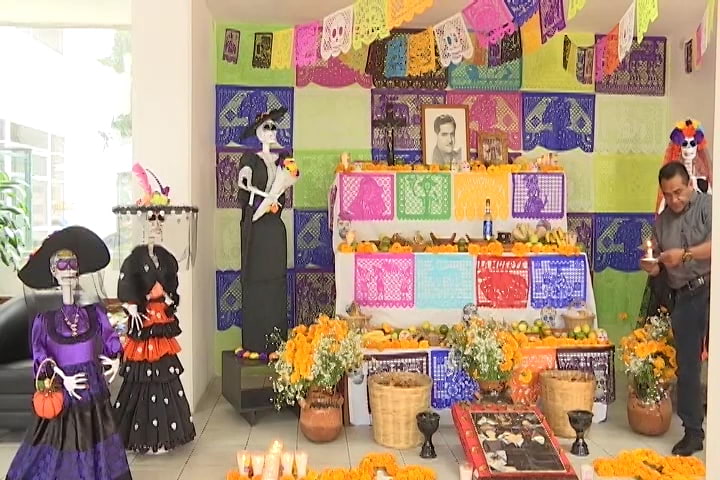 La festividad de Día de Muertos inicia en el momento de esparcir la semilla de cempaxúchitl en el campo