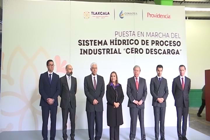 Pone en marcha gobernadora Lorea Cuéllar Sistema Hídrico de Proceso Industrial “Cero Descarga” del grupo Providencia