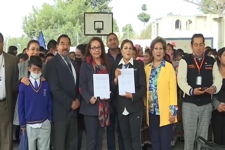 Firma SEPE-USET convenio de colaboración en favor de la Telesecundaria “12 de Octubre” Huamantla