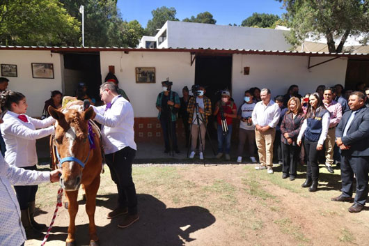 Inaugura Gobernadora servicio de equinoterapia en el Sistema Estatal DIF