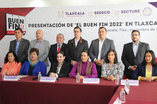 Presentan SEDECO, SECTURE Y Cámaras de Comercio de Tlaxcala El Buen Fin 2022