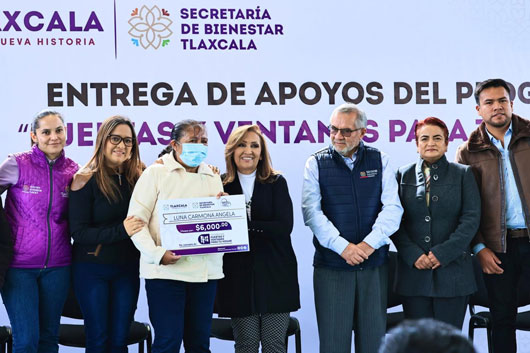 Entregó gobernadora Lorena Cuéllar apoyos del programa “Puertas y Ventanas para tu Hogar”