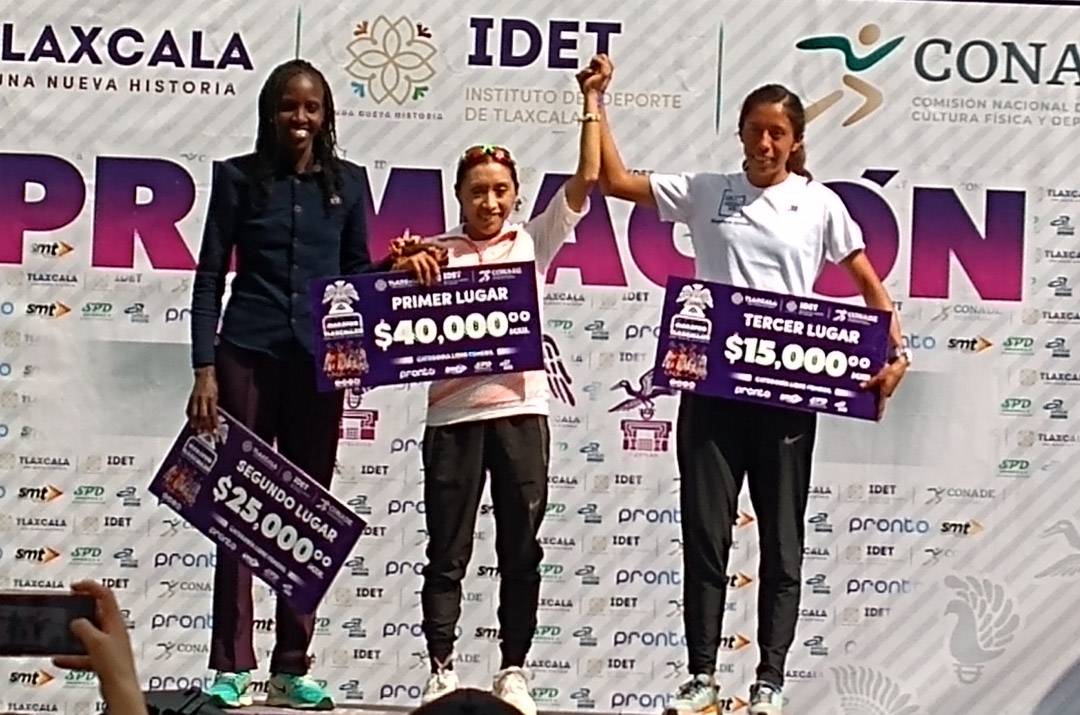 El medio maratón internacional Tlaxcallán definió ganadores