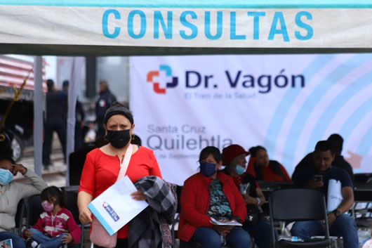 Dr. Vagón “El Tren De La Salud” hace su última parada en Quilehtla