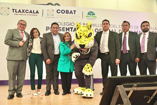 Presentan al “Tiaxca Guerrero Jaguar” que dará identidad al COBAT Tlaxcala