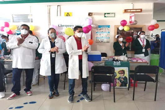 IMSS Tlaxcala realizó mil 521 acciones PREVENIMSS+ en la Primera Jornada de Salud para trabajadores del Instituto