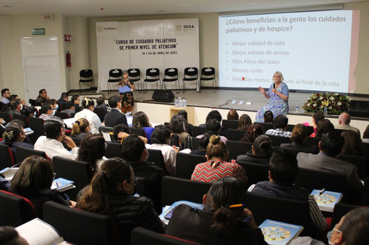 Fortalece sector salud de Tlaxcala cuidados paliativos desde los centros de salud