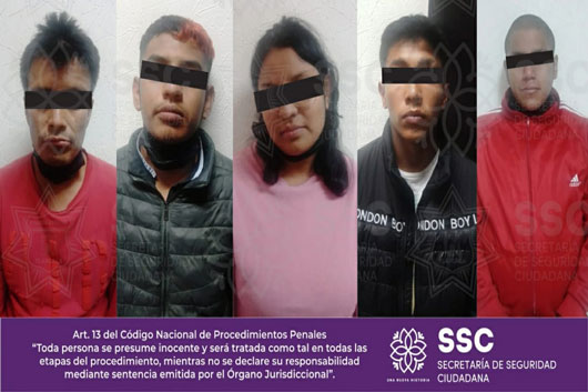 Desarticulan C5i y SSC banda de delincuentes, en Calpulalpan