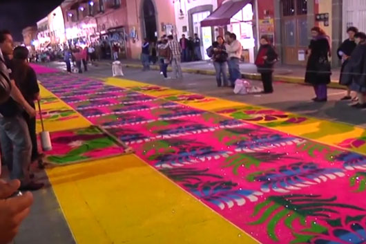 Avanza proceso de conformación de la carpeta para que alfombras de Huamantla seanpatrimonio de México y de la UNESCO