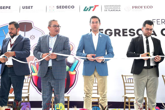 Inauguró gobierno del estado feria de regreso a clases en Tlaxcala