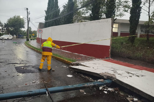 CEPC evalúa afectaciones causadas por lluvia y granizada atípica en la entidad