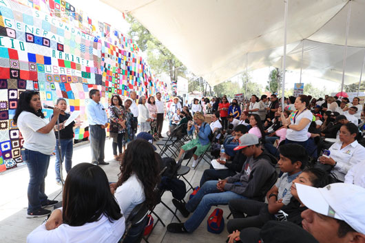 Realizó SEPE campaña internacional “Grafiti Tejido”