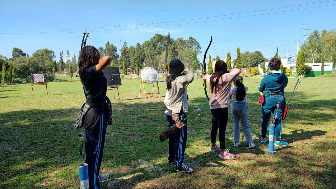 Continúan los fogueos del centro de desarrollo de tiro con arco de Tlaltelulco