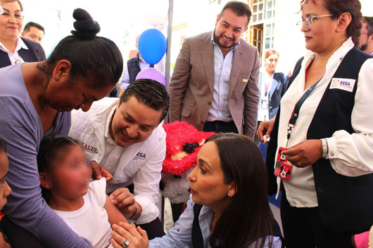 Inició sector salud y SEDIF primera jornada nacional de salud pública 2023 en Huamantla