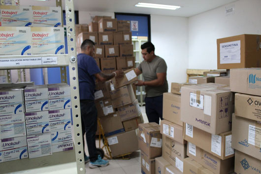 Distribuye sector salud más de 23 mil medicamentos en hospital de Tzompantepec