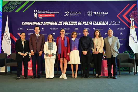 Inició gobernadora actividades de promoción a 100 días del campeonato mundial de voleibol de playa