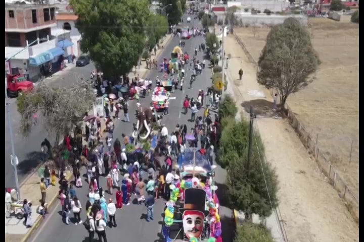 Realizan en Apetatitlán colorido carnaval 2023