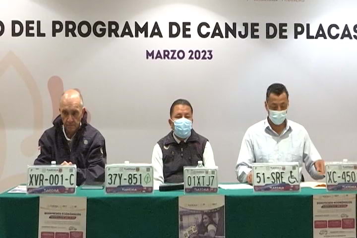 Presenta Secretaría de Movilidad y Transporte el Programa de Canje de Placas 2023