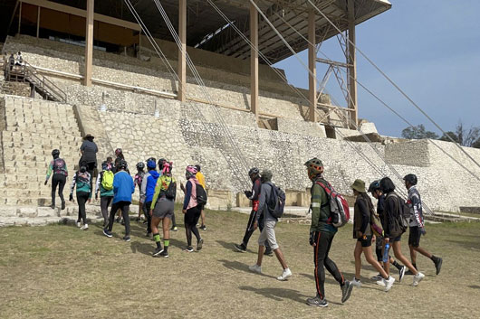 Participaron más de 200 personas en “Biciteando por Tlaxcala”, rumbo a Cacaxtla