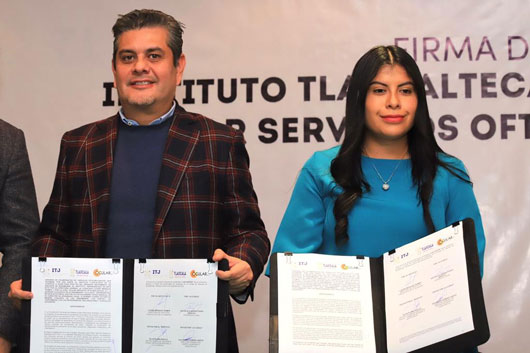 Signan convenio ITJ y Clínica Ocular de Servicios Oftalmológicos