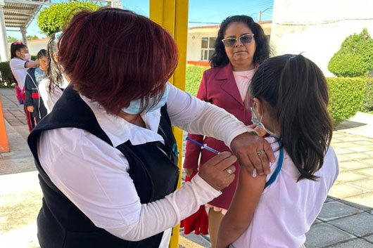 Ocupa Tlaxcala primer lugar de cobertura en vacunación contra el VPH