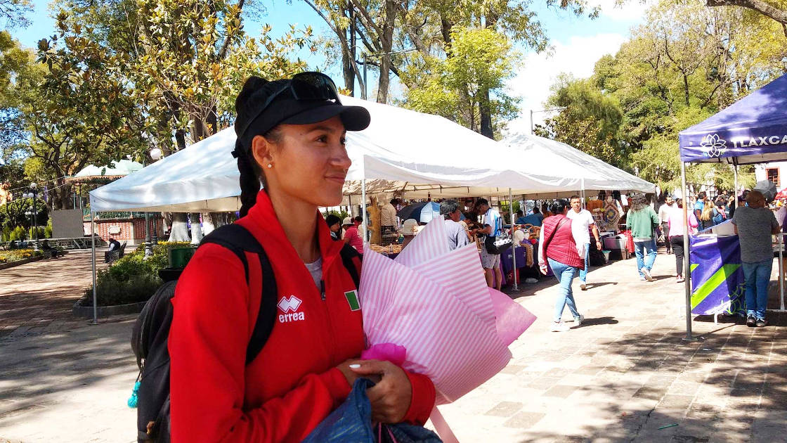 La seleccionada nacional Atenas Gutiérrez celebró cumpleaños en Tlaxcala