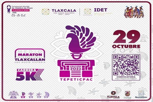 Invita IDET a inscribirse al medio maratón tlaxcallan