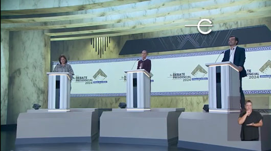 Presentan candidatos presidenciales propuestas sobre economía y cambio climático