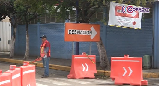 Por trabajos de rehabilitación, implementan cambios de circulación vial en Tlaxcala capital