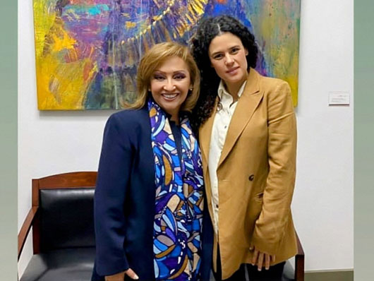 Se reunió gobernadora Lorena Cuéllar con secretaria de Gobernación, Luisa María Alcalde